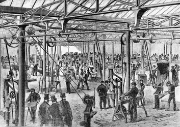 Messrs. Chubb und Son Fabrik an der Glengall Road, 1868